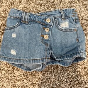 NWOT Wonder Nation Light Blue Distressed Denim Kids Shorts
